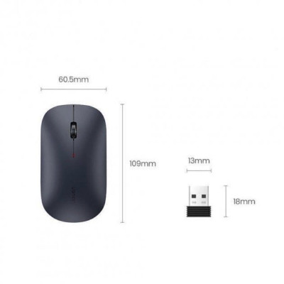 Миша UGREEN MU001 Portable Wireless Mouse  (Black) - зображення 3