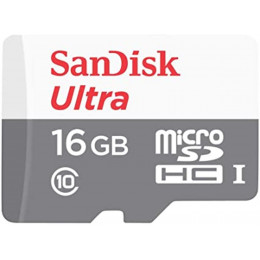 microSDHC (UHS-1) SanDisk Ultra 16Gb class 10 (80Mb/s)
