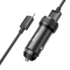 Автомобільний зарядний пристрій HOCO Z49 Level dual port car charger set(iP) Black (6931474795625) - зображення 2