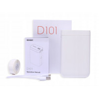 Термопринтер для друку наклейок NIIMBOT D101 White (A1A88628624) (Цвет Білий) - фото № 2