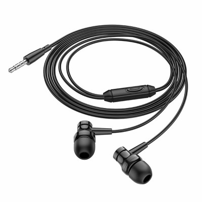 Навушники BOROFONE BM67 Talent universal earphones with mis Black - зображення 1