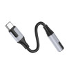Перехідник BOROFONE BV19 Creator digital audio converter Type-C to 3.5mm Black (Черный)- № 6