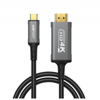 Кабель ACEFAST C1-10 USB-C to HDTV aluminum alloy connectors HD video cable Black