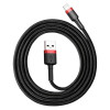 Кабель Baseus Cafule Cable USB For Lightning 1.5A 2м Красный+Черный