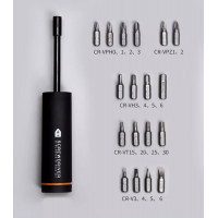 Викрутка Xiaomi Jiuxun Tools Screwdriver + бiти 18 шт. (Q/NBJX001) (Цвет Black) - фото № 4
