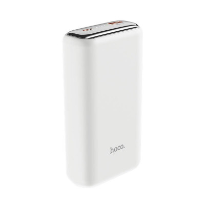 Зовнішній акумулятор HOCO Q1A Kraft fully compatible power bank(20000mAh) White - зображення 3