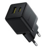 Мережевий зарядний пристрій Baseus Palm Fast Charger C+U 20W EU Cluster Black (Black)- № 4
