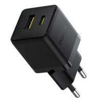 Мережевий зарядний пристрій Baseus Palm Fast Charger C+U 20W EU Cluster Black (Цвет Black) - фото № 4