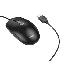 Миша BOROFONE BG17 Morning business wired mouse Black (Колір 7073) - фото № 4