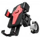 Велотримач для телефона HOCO CA73 Flying one-touch bicycle and motorcycle universal holder Black＆Red