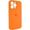 Чохол для смартфона Silicone Full Case AA Camera Protect for Apple iPhone 16 Pro 52,Orange (30790)- № 2