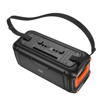 Портативна колонка HOCO HA9 Kayman dual-mic outdoor BT speaker Black (Цвет 7073) - фото № 3