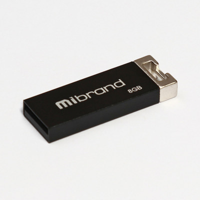 Flash Mibrand USB 2.0 Chameleon 8Gb Black (MI2.0/CH8U6B) - зображення 1