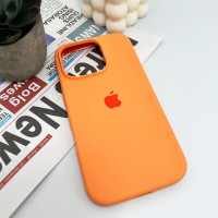 Чохол для смартфона Silicone Full Case AA Open Cam for Apple iPhone 16 Pro 34,Papaya (Цвет Papaya) - фото № 4
