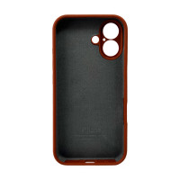 Чохол для смартфона Silicone Full Case AA Camera Protect for Apple iPhone 16 42,Saddle Brown (Колір Saddle-Brown) - фото № 3