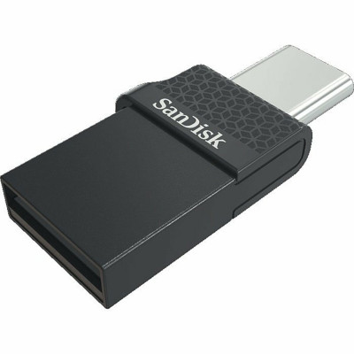 Flash SanDisk USB 2.0 Dual Type-C 16Gb Black - зображення 1