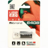 Flash Mibrand USB 2.0 Cougar 64Gb Black - изображение 2