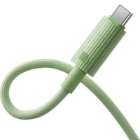 Кабель Baseus Habitat Series Fast Charging Cable USB to Type-C 100W 2m Natural Green (Колір Natural Green) - фото № 5