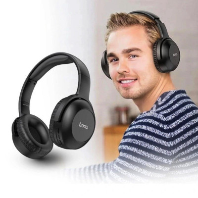 Навушники HOCO W37 Sound Active Noise Reduction BT headset Black - зображення 5