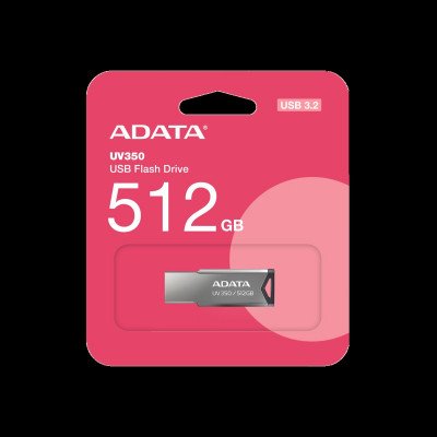 Flash A-DATA USB 3.2 UV 350 512Gb Silver - изображение 3