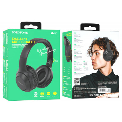 Навушники BOROFONE BO20 Player BT headphones Black (BO20B) - зображення 5