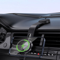 Автотримач для телефона з БЗП ACEFAST D37 magnetic wireless charging car holder for dashboard Black (Колір 7073) - фото № 6