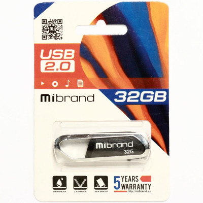 Flash Mibrand USB 2.0 Aligator 32Gb Black - изображение 2