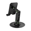 Тримач для телефона BOROFONE BH128 Admirado dual-axis rotating desktop stand Black (7073)- № 5