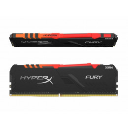 DDR4 Kingston RGB HyperX FURY 32GB (Kit of 2x16384) 2666MHz CL16 Black DIMM
