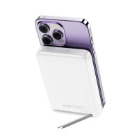 Зовнішній акумулятор ACEFAST M6 PD20W magnetic wireless charging power bank 10000mAh White (Колір White) - фото № 3