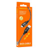 Кабель BOROFONE BX56 Delightful charging data cable for iP Black - зображення 5