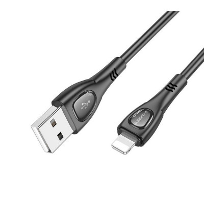 Кабель BOROFONE BX98 iP Superior charging data cable Black (BX98LB) - зображення 3