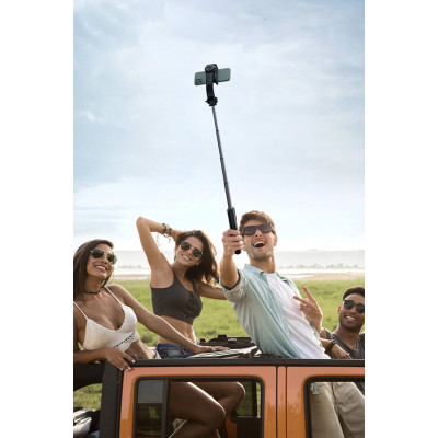 Селфі-монопод Baseus Lovely Uniaxial Bluetooth Folding Stand Selfie Stabilizer Black - изображение 6