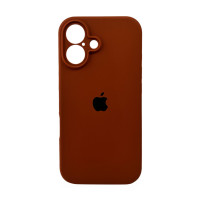 Чохол для смартфона Silicone Full Case AA Camera Protect for Apple iPhone 16 42,Saddle Brown (Колір Saddle-Brown) - фото № 2