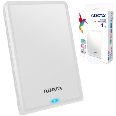 PHD External 2.5'' ADATA USB 3.2 Gen. 1 DashDrive Classic HV620S 1TB Slim White (AHV620S-1TU31-CWH) - зображення 4