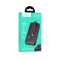 Зовнішній акумулятор HOCO J118A Speed energy power bank with cable(20000mAh) Black (Цвет 7073) - фото № 2