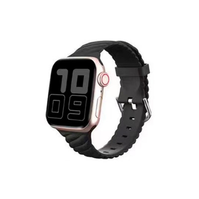 Ремінець для годинника Apple Watch Monochrome Twist 42/44/45/49mm Black - зображення 1