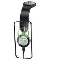 Автотримач для телефона з БЗП ACEFAST D37 magnetic wireless charging car holder for dashboard Black (Колір 7073) - фото № 4