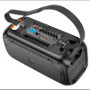 Портативна колонка HOCO BS54 Party wireless dual mic outdoor BT speaker Black - изображение 5