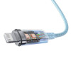Кабель Baseus Explorer Series Fast Charging Cable with Smart Temperature Control Type-C to iP 20W 1m Blue (Синий)- № 5
