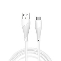 Кабель WUW-X196 USB Type-C 2,4А white (Цвет Белый), Атикул k52540 |  купить на VILKI.NET - фото № 1