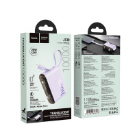 Зовнішній акумулятор HOCO J139 Hero 22.5W+PD20W fully compatible power bank(iP)(10000mAh) Purple (Цвет Фиолетовый) - фото № 2