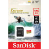 microSDXC (UHS-1 U3) SanDisk Extreme Action 128Gb class 10  A2 V30 (R160MB/s) (adapter SD) - изображение 2