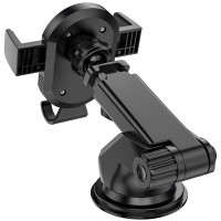 Автотримач для телефона BOROFONE BH39 Amazing bay one touch center console car holder Black (Колір Черный) - фото № 2