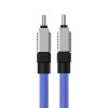 Кабель Baseus CoolPlay Series Fast Charging Cable Type-C to Type-C 100W 1m  Blue (Синий)- № 4