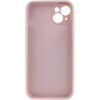 Чохол для смартфона Silicone Full Case AA Camera Protect for Apple iPhone 15 15,Pink Sand (Pink Sand)- № 4