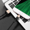 Кабель HOCO X26 Xpress charging data cable for Micro Black＆Gold (Черный)- № 4