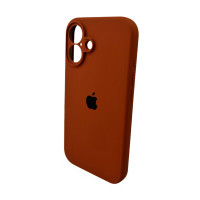 Чохол для смартфона Silicone Full Case AA Camera Protect for Apple iPhone 16 42,Saddle Brown (Колір Saddle-Brown) - фото № 4