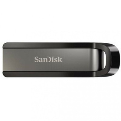 Flash SanDisk USB 3.2 Extreme Go 64Gb (R-395Mb/s, W-100Mb/s) Black - изображение 1