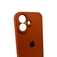 Чохол для смартфона Silicone Full Case AA Camera Protect for Apple iPhone 16 42,Saddle Brown (Колір Saddle-Brown) - фото № 5